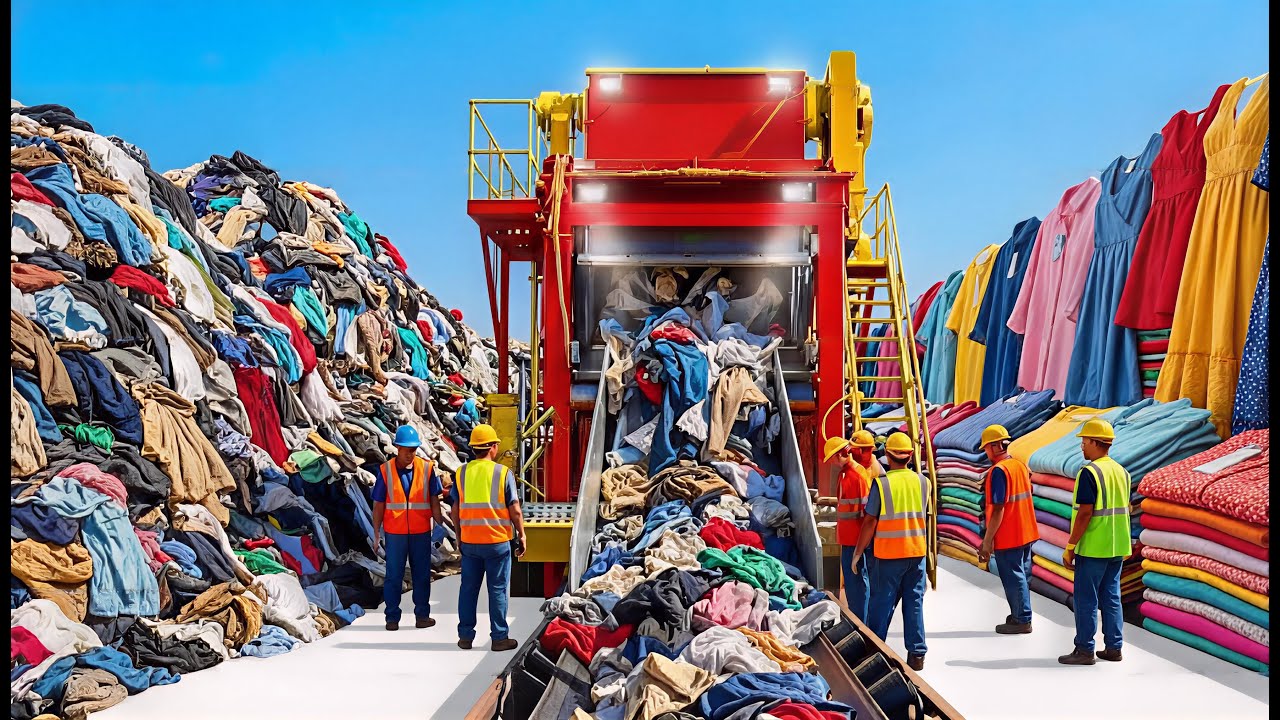 How Ralph Lauren’s Recycling Machines Make New Clothes From Used Apparel | World Wide Waste ....