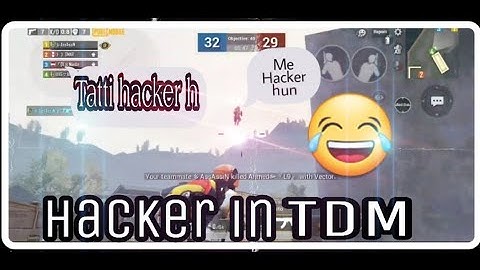 Hacker in TDM | Aimbot,Longjump,Fastspeed,Wallhack | Pubg mobile