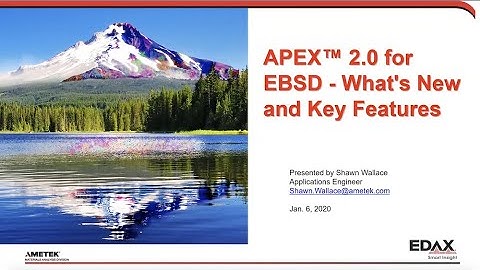 APEX for EBSD