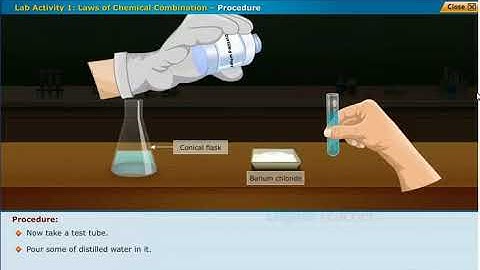 Laws of Chemical Combination - Atoms and Molecules, Class 9 Physics