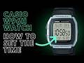 How to Set the Time on a Casio W-96H Watch: Module 3239