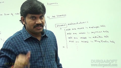 Adv Java || JDBC Session - 89 || Stored Procedures Introduction by Durga sir