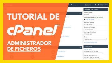 Cómo usar el Administrador de Archivos de cPanel - Subir ficheros, etc. 😎 Tutorial español 2023