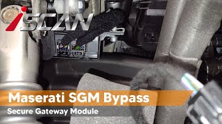 How To Bypass Maserati Secure Gateway Module SGM for Scan Tool Bi-Directional Controls