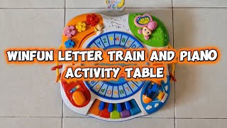 Winfun Letter Train And Piano Activity Table