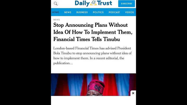 Tinubu: The Master Strategist with no strategy