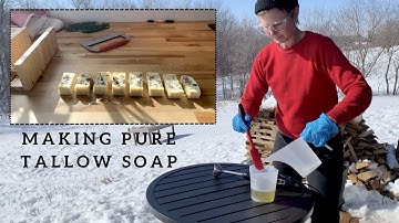 Making Pure Deer Tallow Soap