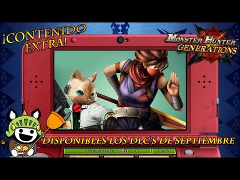 [DLC SEPTIEMBRE] Star Fox, The Legend of Zelda, Strider y más - Monster Hunter Generations