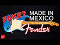 Are Fenders Made In Mexico Fakes or Real? | MIM Fender Stratocasters