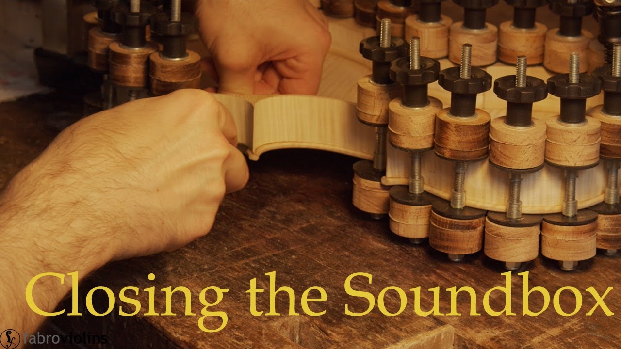 MAKING A VIOLIN | Closing the SOUNDBOX | Step 11 | Amati Model