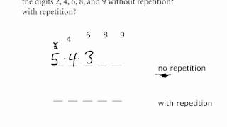 15WN MTH0085 Permutation repeat no repeat