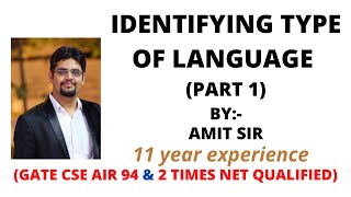 43. identifying the type of language