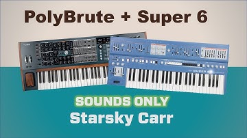 PolyBrute vs Super6 // Sounds Only // 2 Synths... 2 Characters