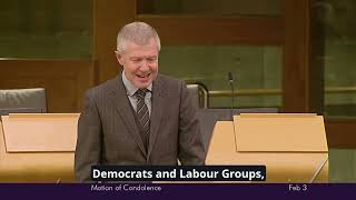 Jim Wallace - Condolence motion