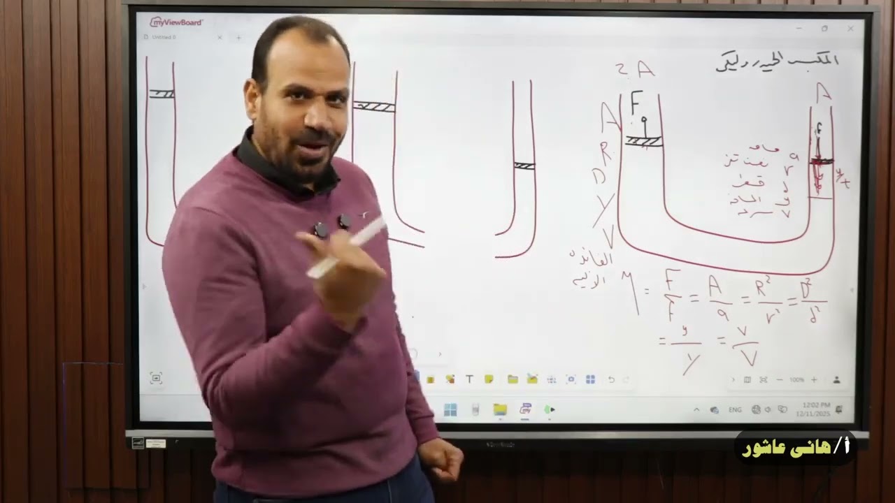 حل علي قاعده بسكال كتاب الامتحان فيزياء 2026