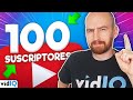 GUÍA COMPLETA - Cómo conseguir tus primeros 100 SUSCRIPTORES en YouTube | vidIQ en español