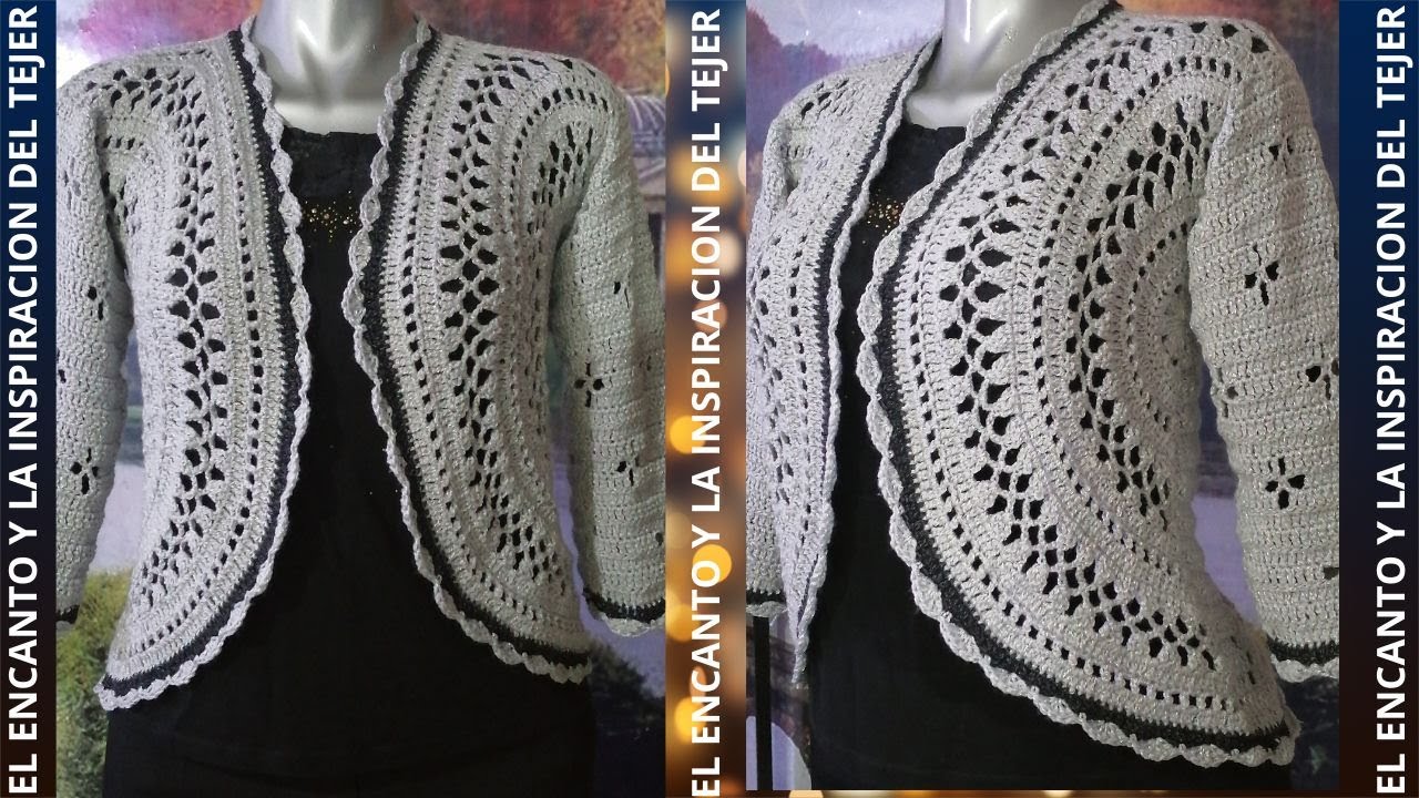 FACIL Y BONITO SACO/CHAQUETA/CARDIGAN A CROCHET
