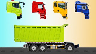 Mentebak Gambar Truk Pasir Correctly Guess The Dump Truck  Head Correctly Construction Vehicles
