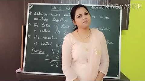 CBSE Class 3 Maths ch-2 Addition video-2