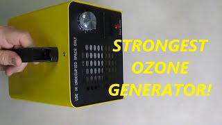 STRONGEST OZONE GENERATOR GTNR Industrial 10,000 mg/h High Capacity Ozone Machine REVIEW