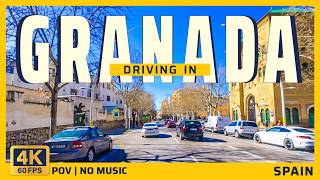 Driving in Granada 4K | 85 Minutes Through the City, Spain | ASMR