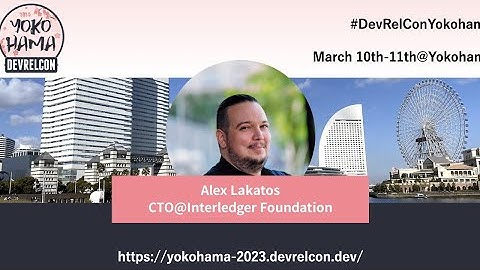 DevRelCon Yokohama 2023 interview session - Alex Lakatos at Interledger Foundation