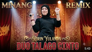 Dendang Remix Saluang minang Duo talago cinto Cover Ririn yulanda Terbaru live Mister dolar musik 