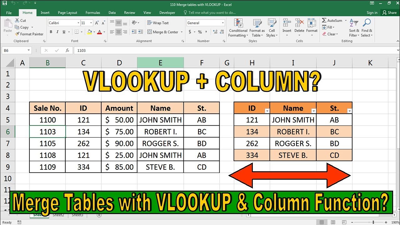 Google sheets vlookup