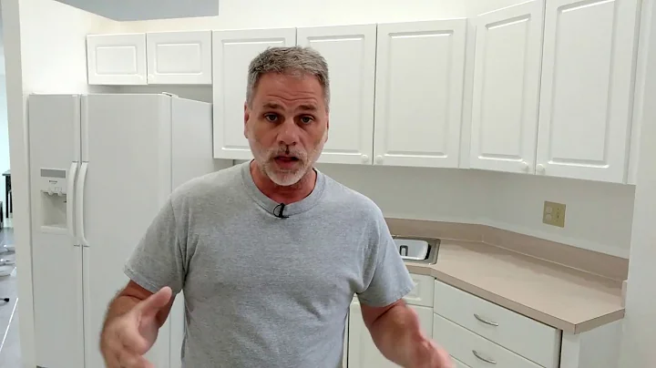 End Results, Removing Melamine / Painting Cabinets...