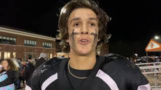Oxford QB Lucas Lambert (4 TDs) talks about the Pirates’ big win over Leicester by Telegram Video 510 views 2 years ago 59 seconds