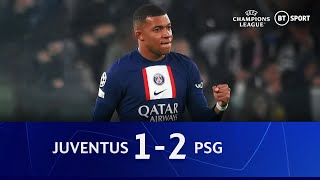 Juventus vs PSG (1-2) | Mbappe and Mendes on form for French giants | Champions League Highlights