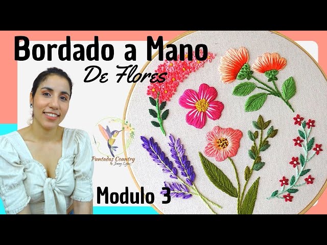 🧶 Puntadas para bordar flores: Ideas paso a paso [2024]