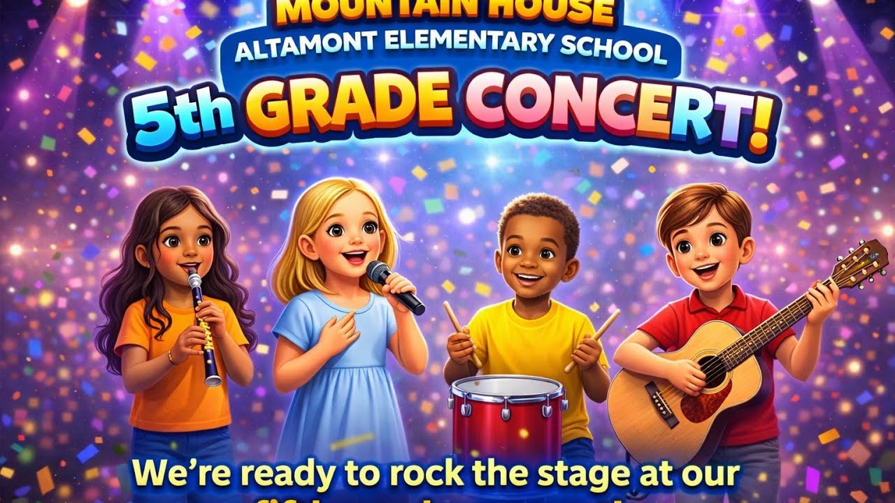 Mountain House Altamont Elementary – 5th Grade Concert 🎶 | Live ...