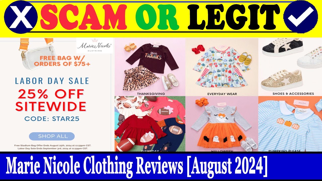Marie Nicole Clothing Reviews (Aug 2024) - Is This A Legit Wesbite? Find Out! | Scam Inspecter