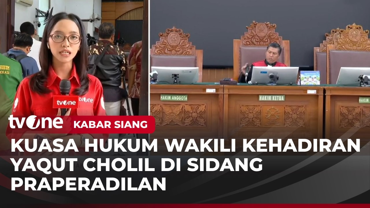 Yaqut Cholil Qoumas Tidak Hadir di Sidang Praperadilan | Kabar Siang