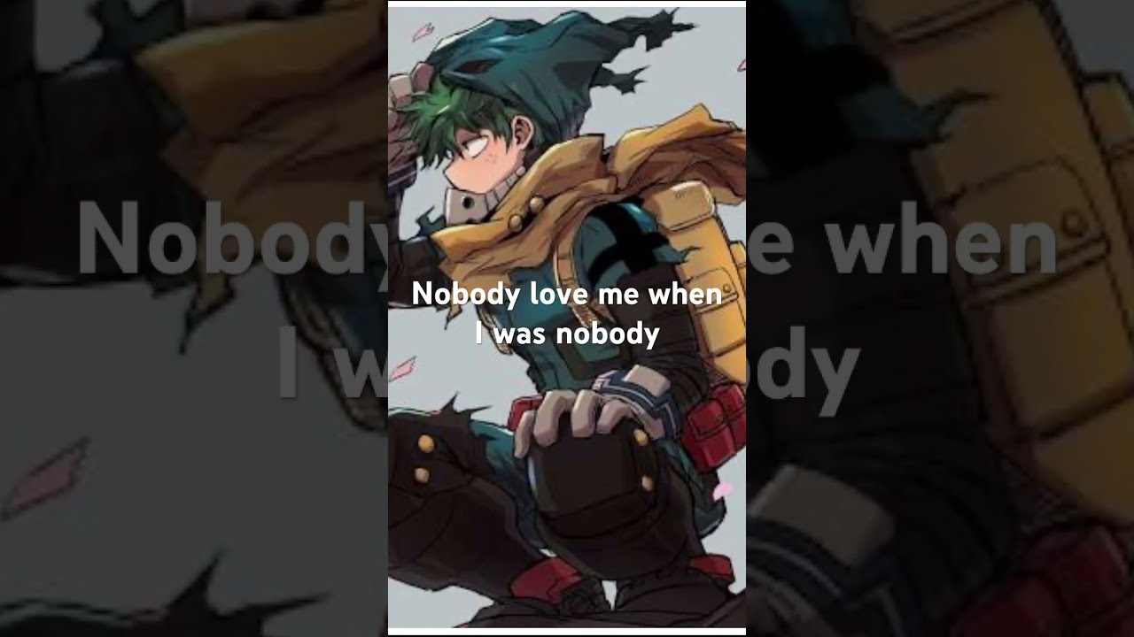 At Least She Treats Me Like I M Somebody Mha Sad Deku Ochacouraraka Dekuxuraraka 