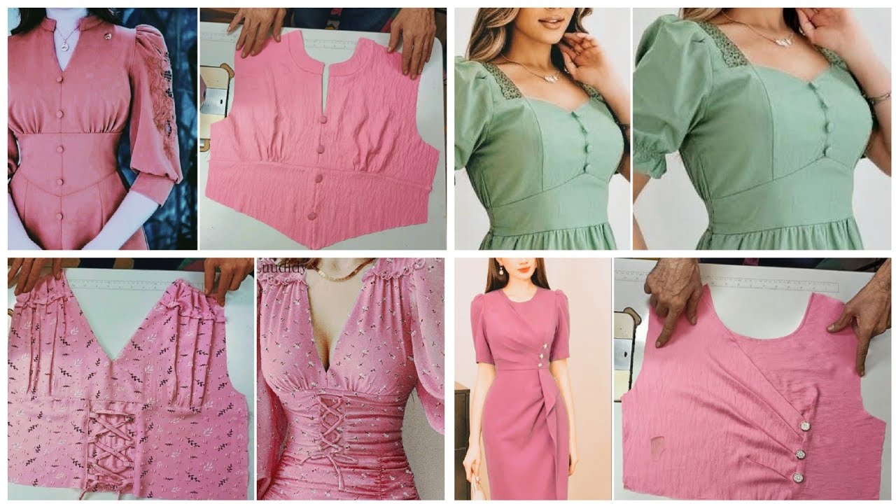 [ 4] موديلات مختلفة لخياطة و تفصيل فساتين