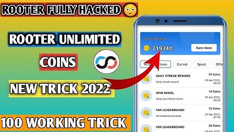 Rooter fully hacked 😳 rooters unlimited coins || Rooter new tricks 💯 real