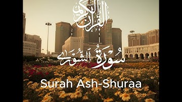 quran Surah (Ash-Shura) القرآن الكريم سورة الشورى