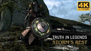 Skyrim Creation Truth In Legends Additional Content Storms Rest Uncut 4K Gameplay