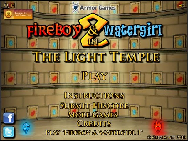 Fireboy and Watergirl in The Forest Temple Full Walkthrough 