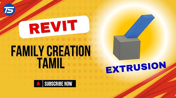 HOW TO USE EXTRUSION COMMAND IN REVIT MEP tutorial 2024 - Revit family creation tutorial tamil