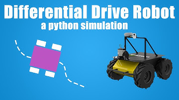 python differential drive robot simulation [ part 1 ]: introduction