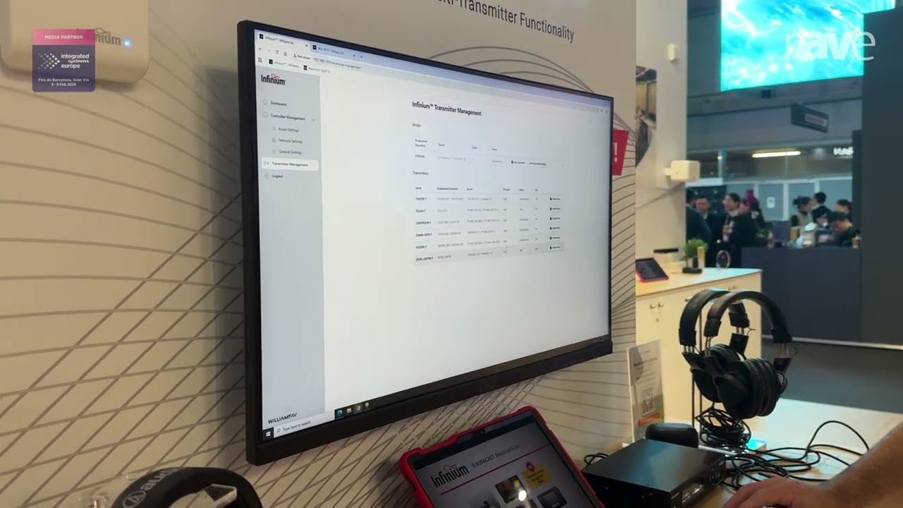 ISE 2026: Williams AV Launches Infinium Auracast Broadcast Audio Solution