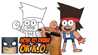 how to draw ko ok ko awesome step by step tutorial