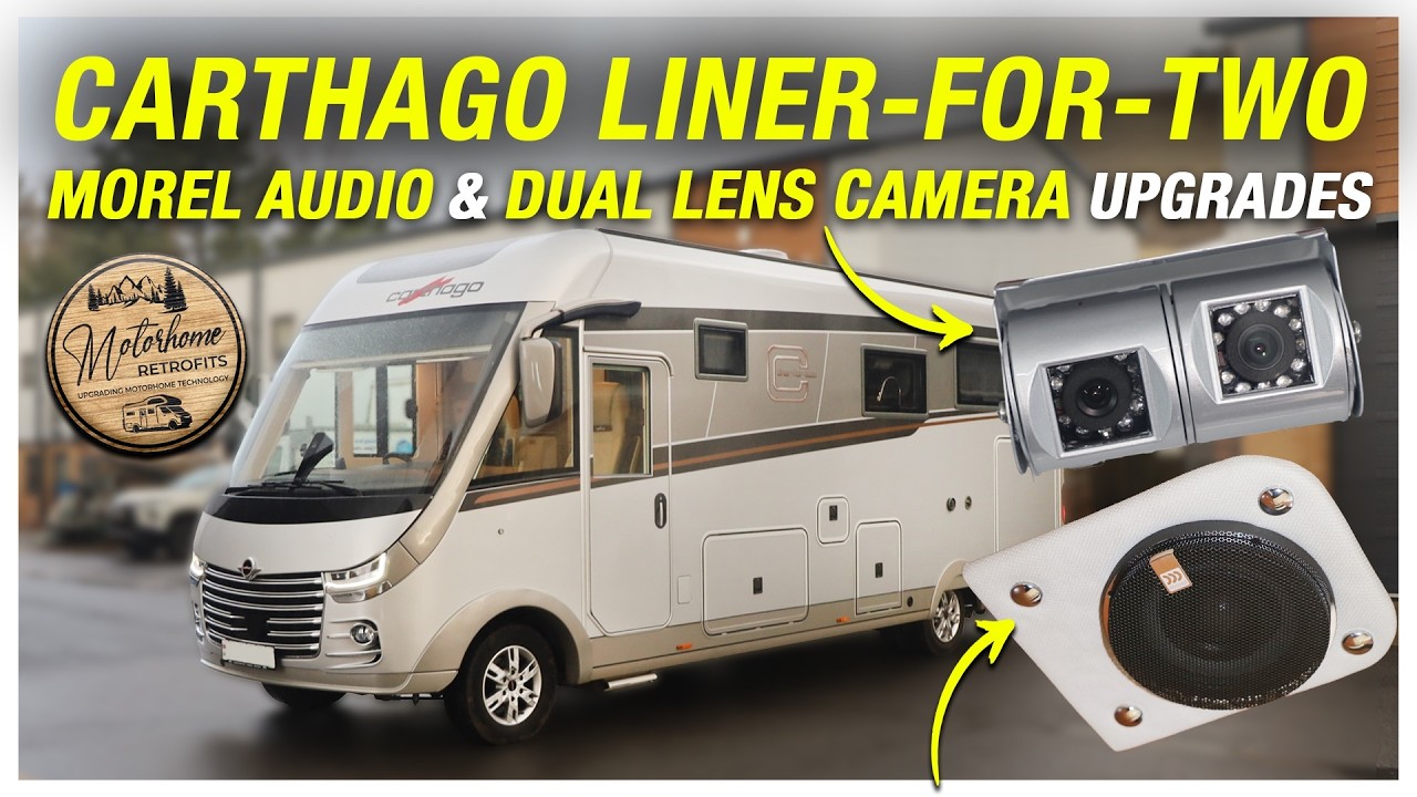 Автодом Carthago | Акустическая система Morel, камера с двумя объективами и другие улучшения!