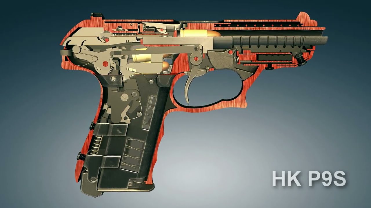 Heckler & Koch P9S pistol. How it works | 3dGun