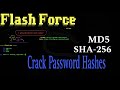 Flash Force Tool Installation Guide | Crack the Hash SHA256 & MD5 Tutorial