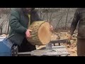 Log Splitter Firewood Processing