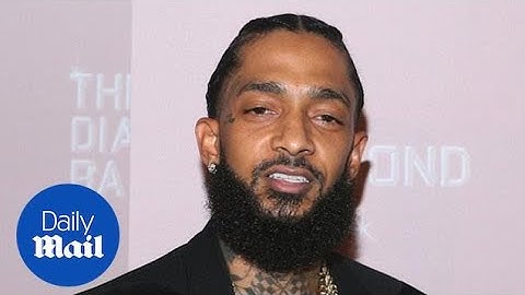 Fans and artists pay tribute to slain rapper Nipsey Hussle